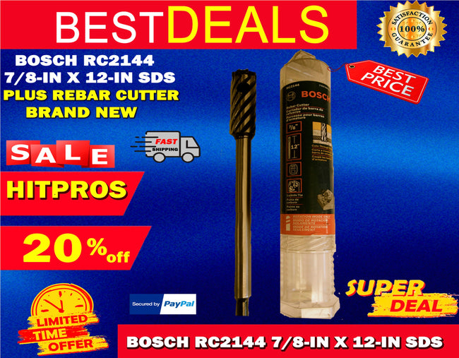 Bosch RC2144 7/8-in x 12-in SDS-plus Rebar Cutter