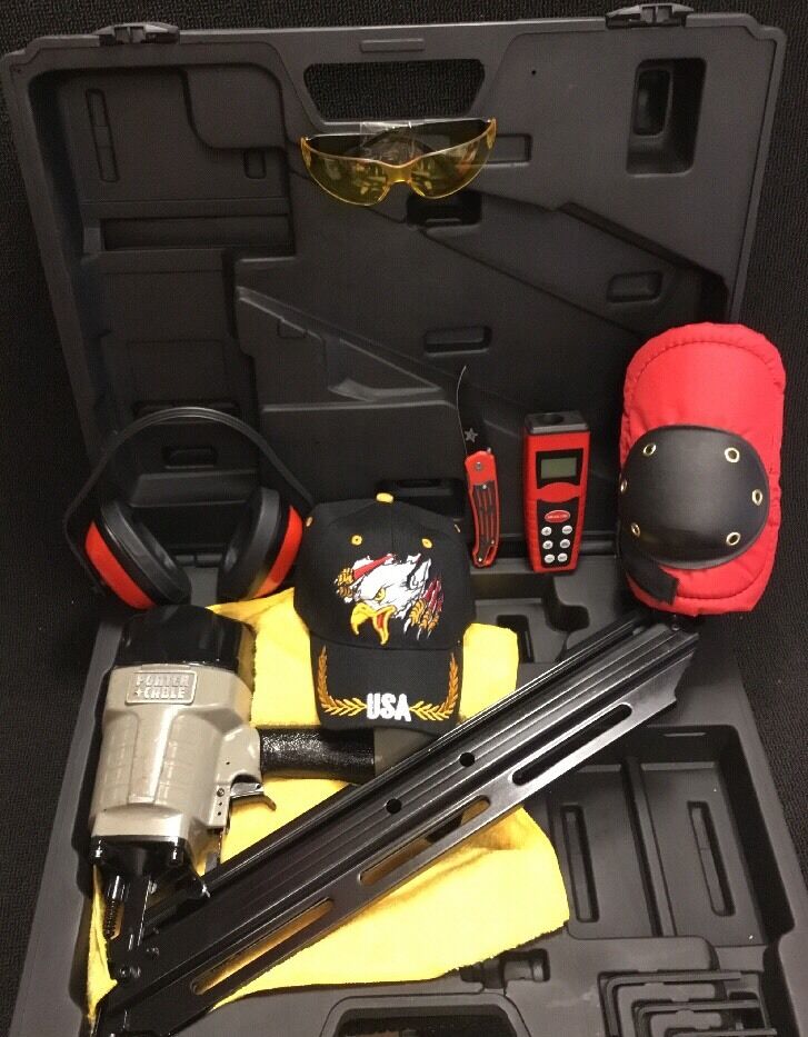 PORTER CABLE FASTENER ANGLE NAILER 2" - 3-1/2", PREOWNED, FREE LASER, FAST SHIP