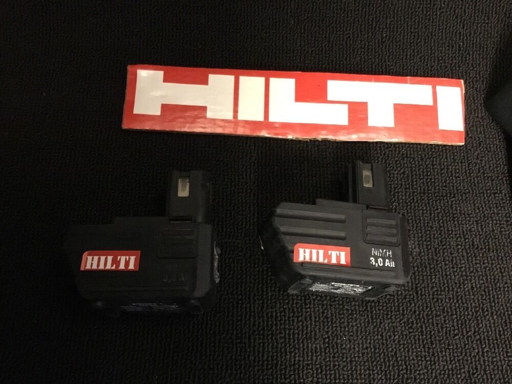 HILTI BATTERY SFB 105 3.0AH -2 BATTERIES, PREOWNED