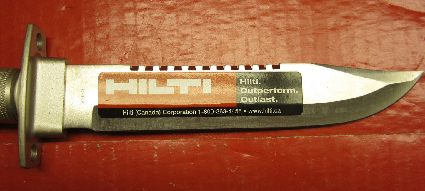 HILTI 8" HUNTING/SURVIVAL KNIFE, BRAND NEW, COME WITH SURVIVAL KIT