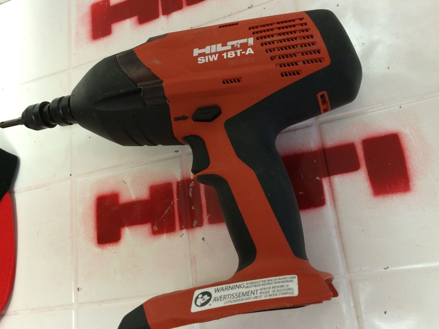 HILTI SIW 18T-A IMPACT DRILL (TOOL ONLY), PREOWNED, FREE HAT