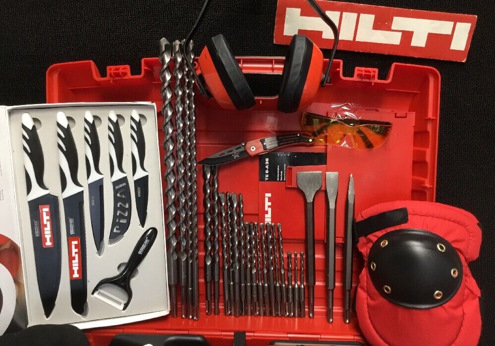 HILTI TE 6 A-36 HAMMER DRILL, NEW, FREE KNIFE SET, BITS, EXTRAS, FAST SHIP