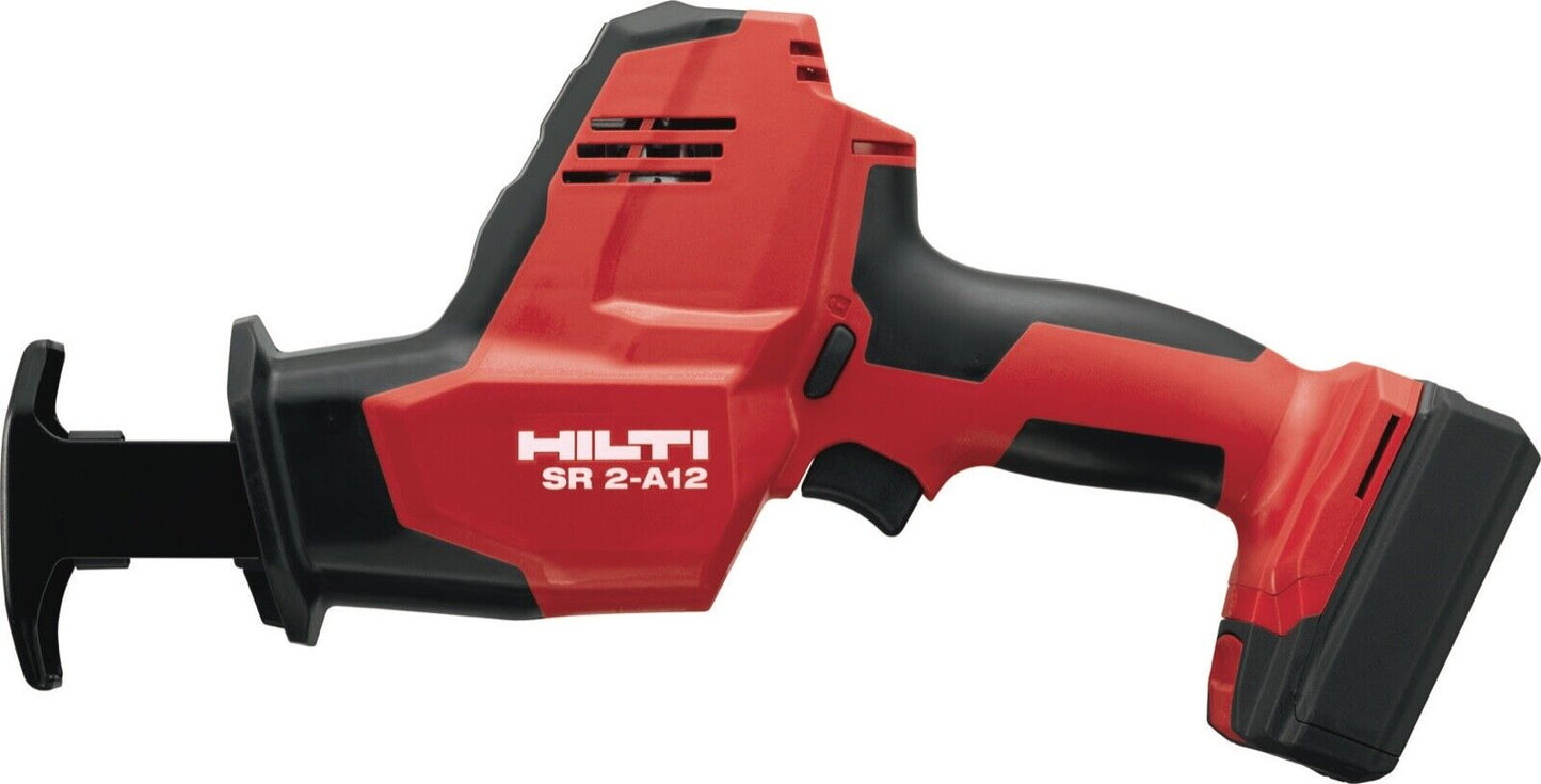 HILTI SR 2-A RECIPROCATING SAW, 2 BATTERIES, BAG, ALL NEW