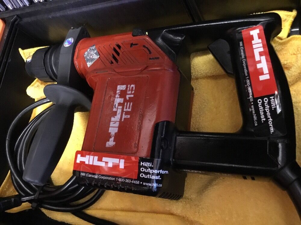 HILTI TE 15, GREAT CONDITION,FREE TABLET, BITS, EXTRAS