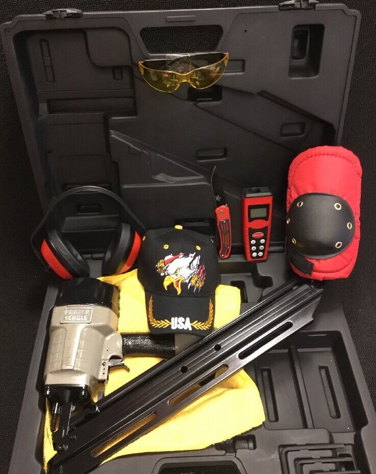 PORTER CABLE FASTENER ANGLE NAILER 2" - 3-1/2", PREOWNED, FREE LASER, FAST SHIP