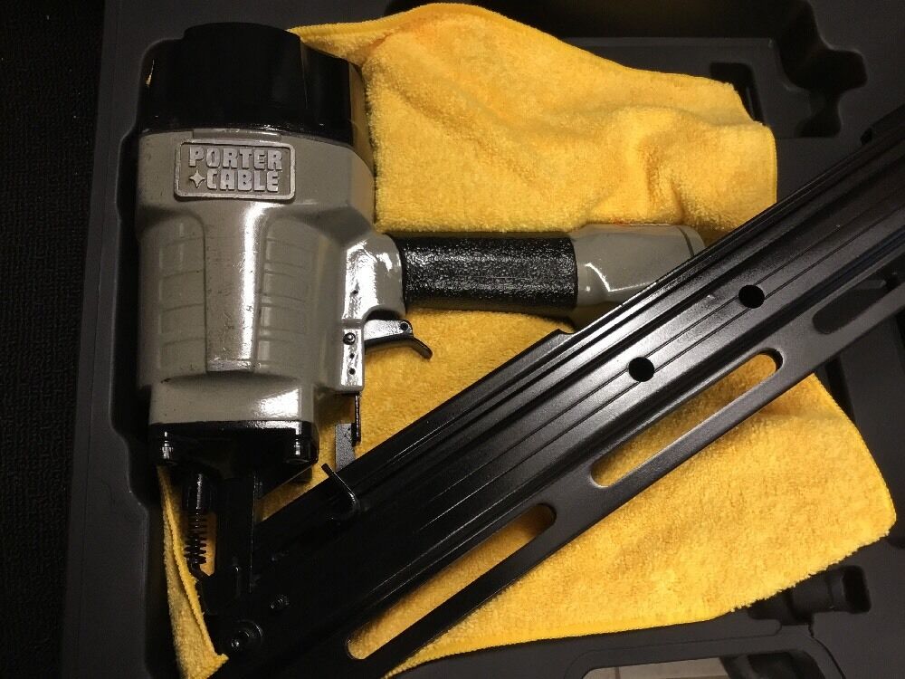 PORTER CABLE FASTENER ANGLE NAILER 2" - 3-1/2", PREOWNED, FREE LASER, FAST SHIP