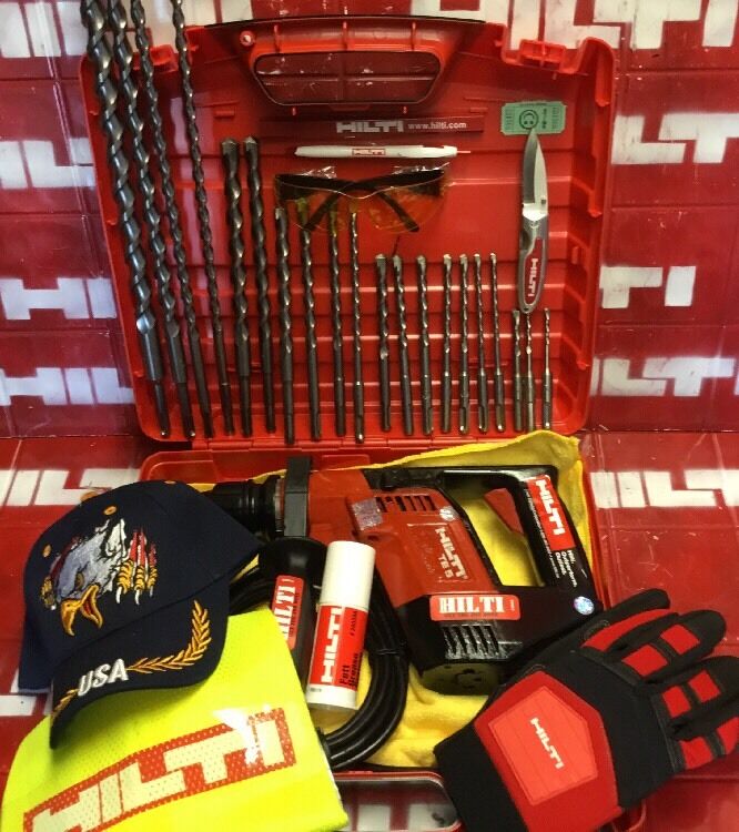HILTI TE 5 HAMMER DRILL, FREE EXTRAS, LOADED BITS, STRONG