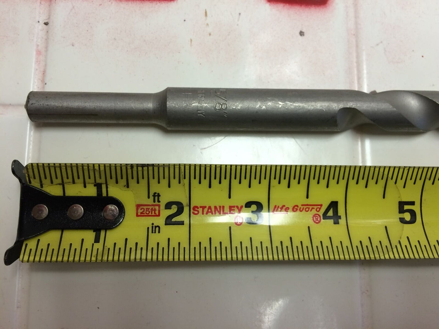 CYLINDRICAL SHANK HAMMER BIT 5/8", PREOWNED, MINT CONDITION