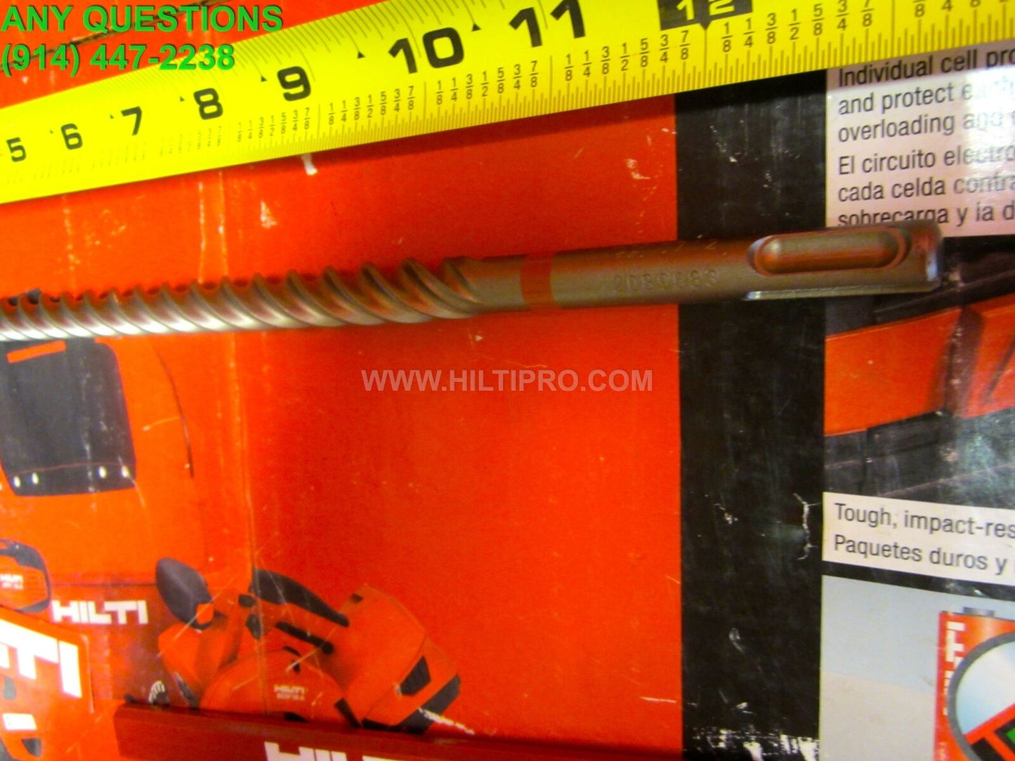 HILTI TE-CX 1/2" X 12" , BRAND NEW, FREE KINFE & PENCIL, L@@K, FAST SHIPPING