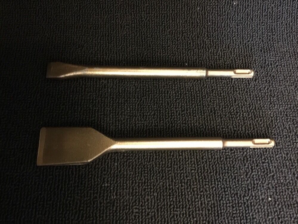 HILTI -  BOSCH CHISEL SDS PLUS FLAT 1-1/2 X 9" AND 3/4" X 9"