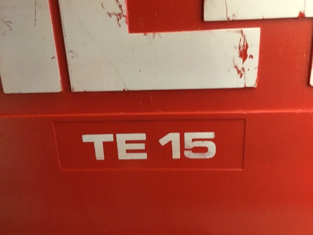 HILTI TE 15 (ONLY CASE) ORIGINAL, PREOWNED ,FREE HILTI GREASE