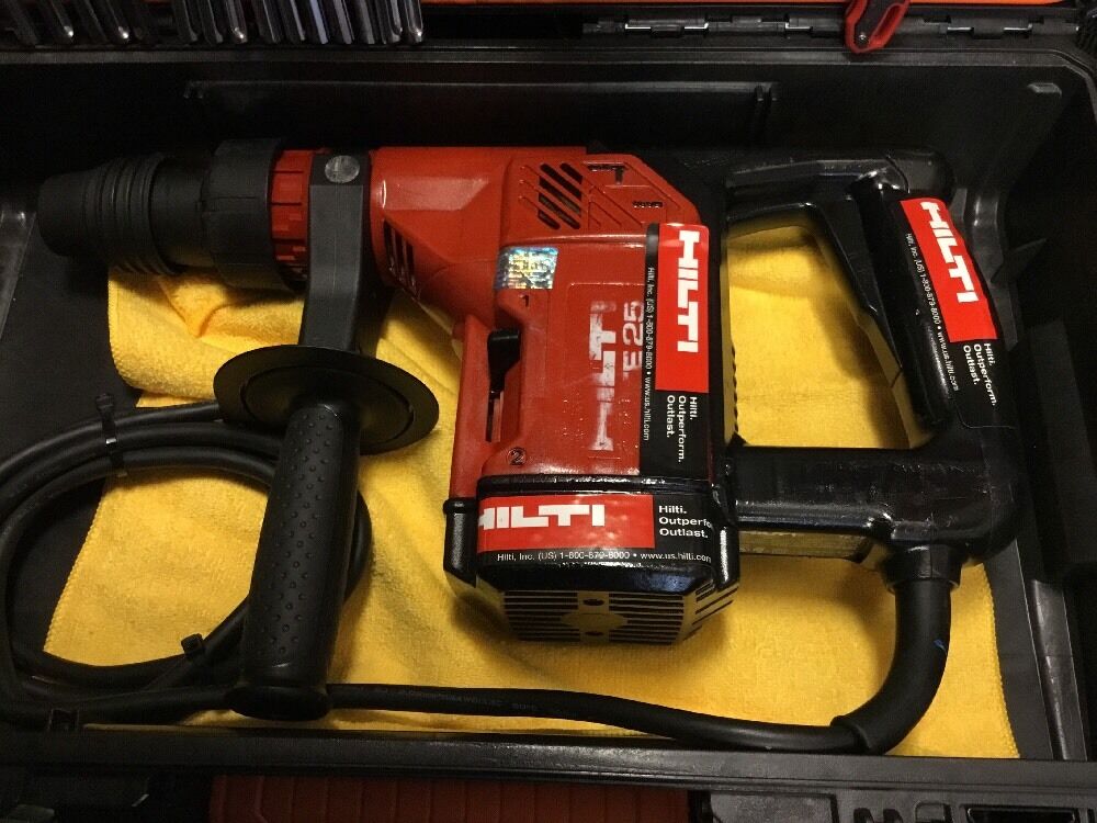 HILTI TE 25 PREOWNED, FREE LASER METER, BITS, A LOT OF EXTRA
