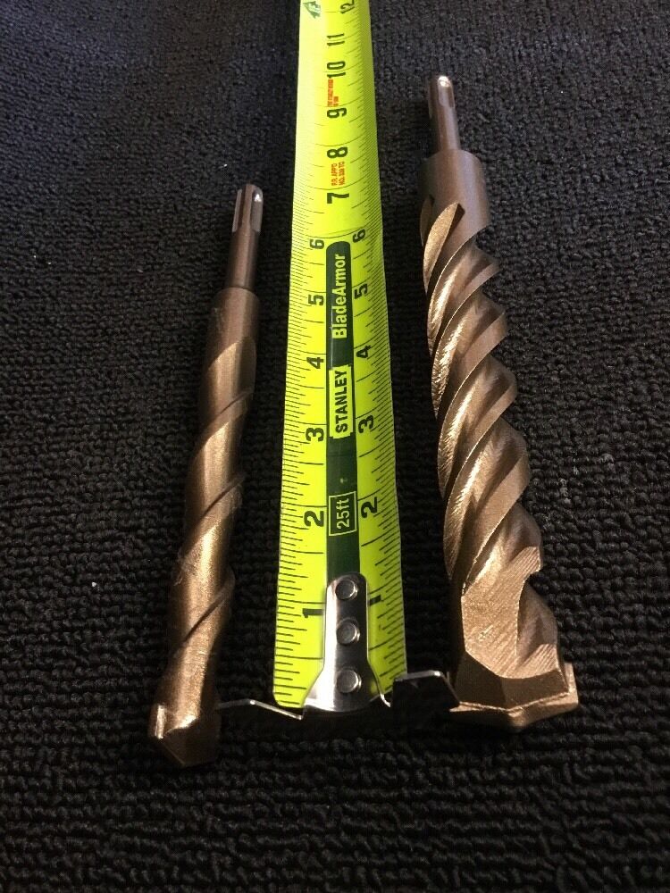 HILTI - DEWALT BITS SDS PLUS 1" X 10" AND 3/4" X 8" PREOWNED,