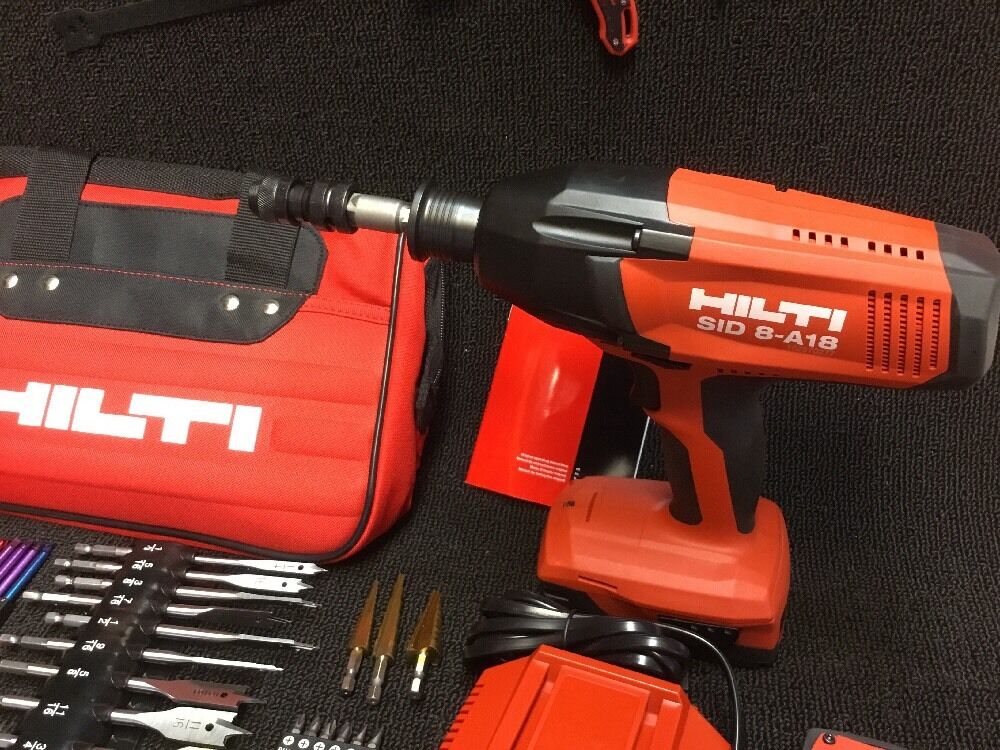 HILTI SID 8-A18 CORDLESS DRIVER, NEW, FREE SMART WATCH, COMPLETE SET