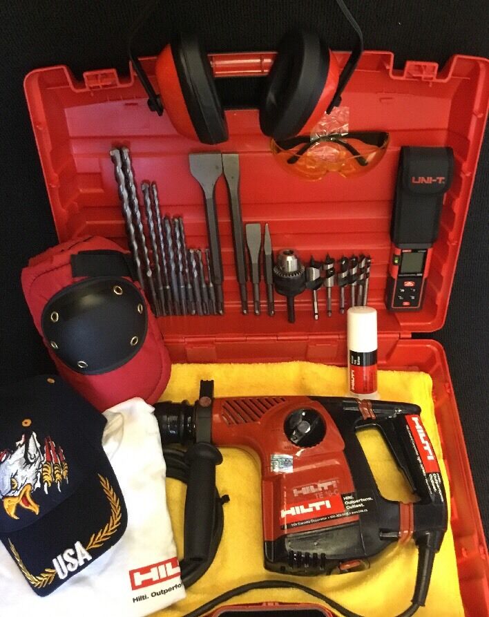 HILTI TE 16-C PREOWNED, FREE LASER METER, BITS, A LOT OF EXTRAS