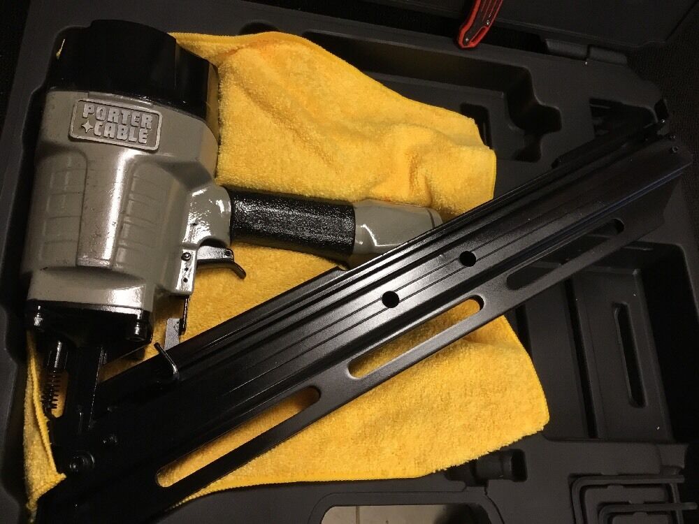 PORTER CABLE FASTENER ANGLE NAILER 2" - 3-1/2", PREOWNED, FREE LASER, FAST SHIP