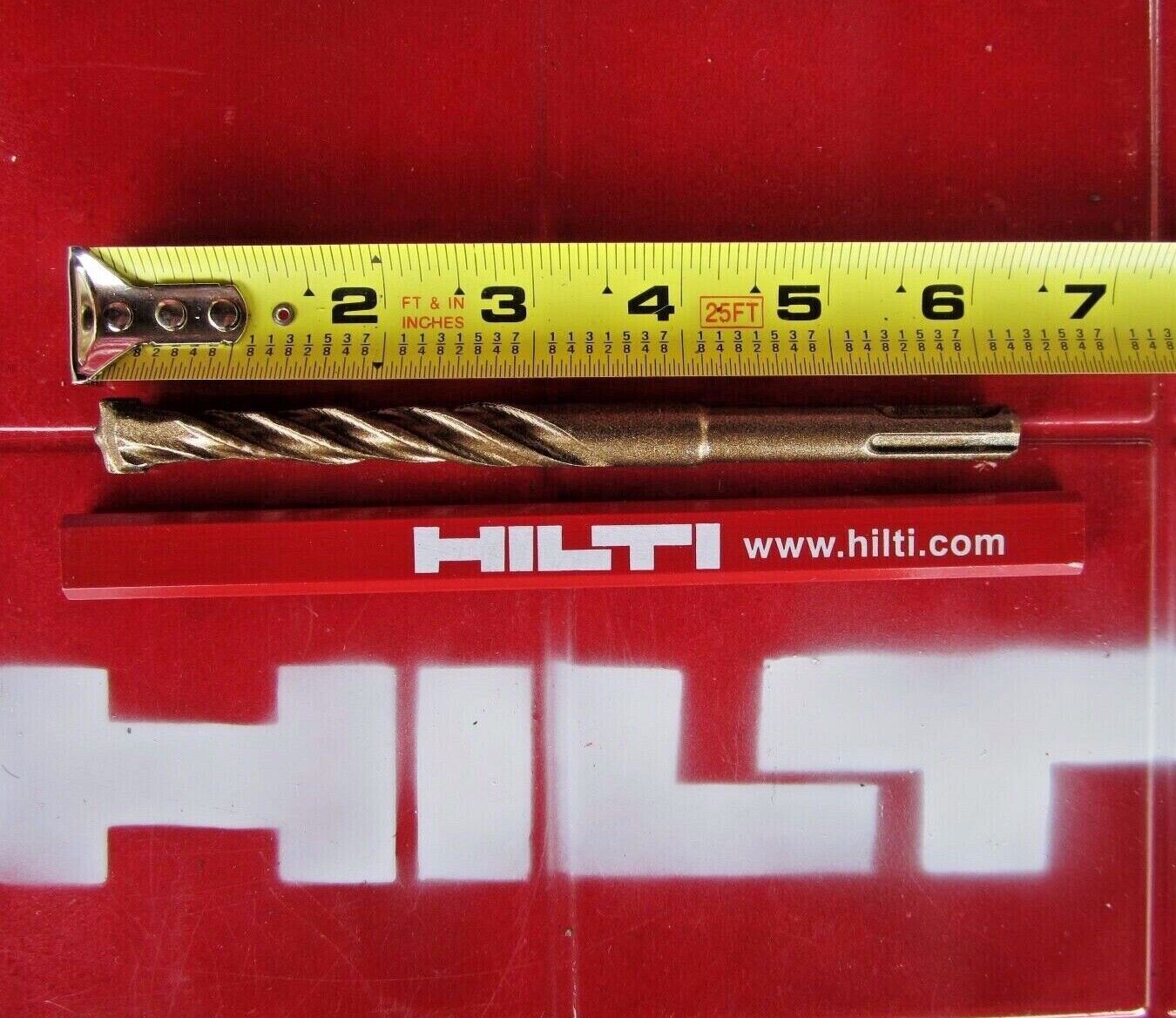 HILTI TE-C 1/2 x 6", SDS PLUS, PREOWNED,FREE HILTI PENCIL, FAST SHIP