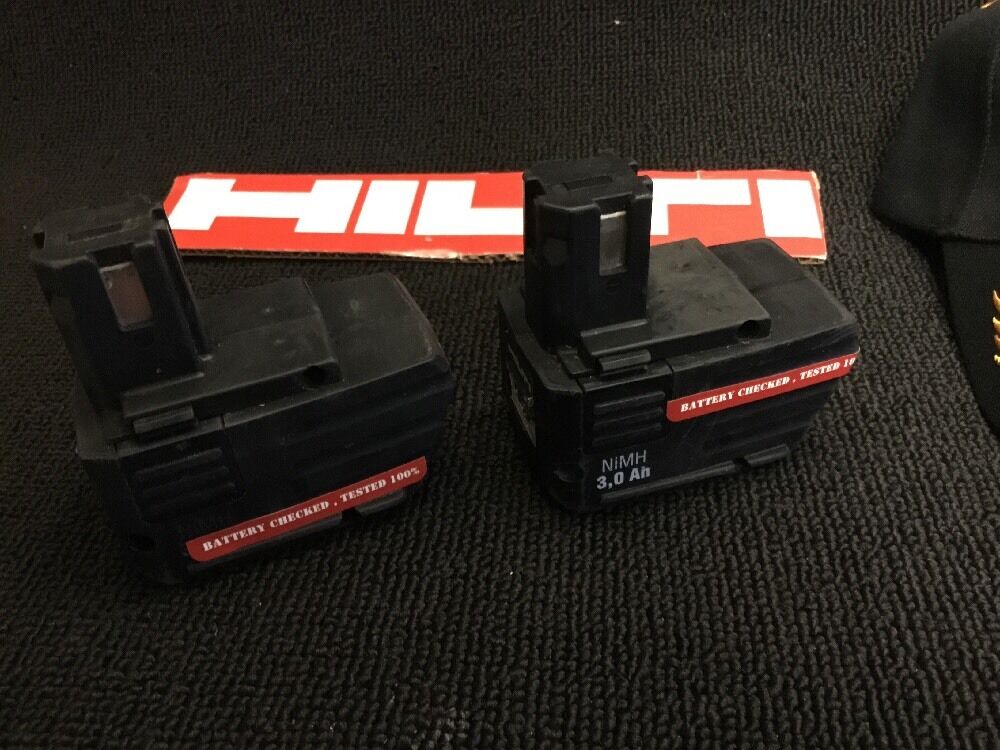HILTI BATTERY SFB 105 3.0AH -2 BATTERIES, PREOWNED
