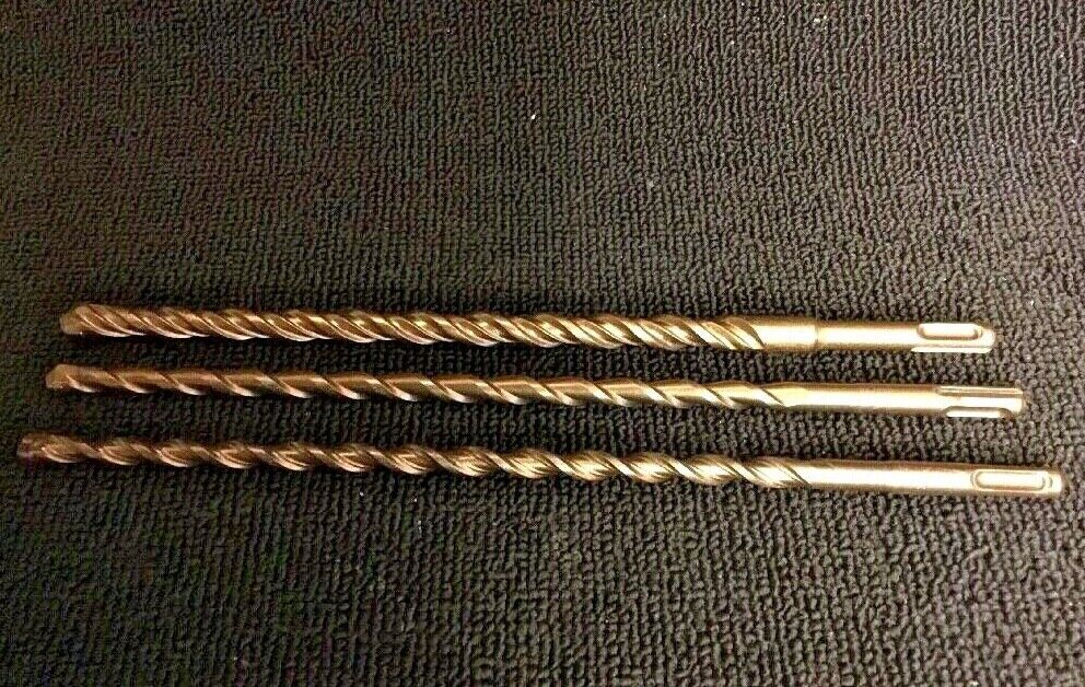 HILTI - DEWALT SET OF BITS SDS PLUS 1/4", 3/8", PREOWNED, FREE HAT