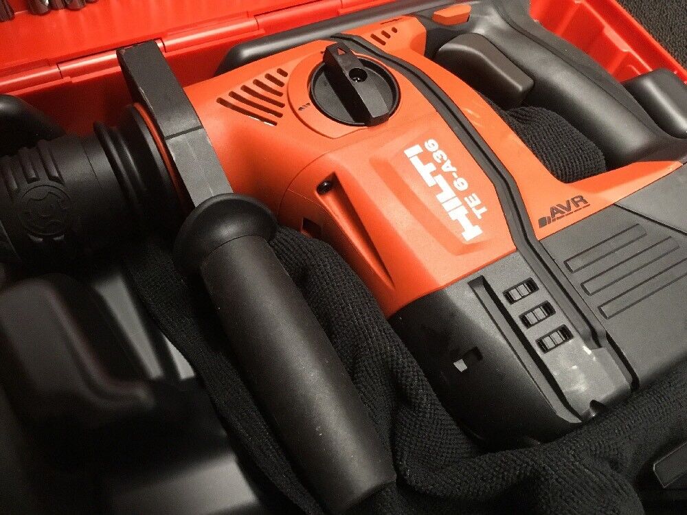 HILTI TE 6 A-36 HAMMER DRILL, NEW, FREE KNIFE SET, BITS, EXTRAS, FAST SHIP