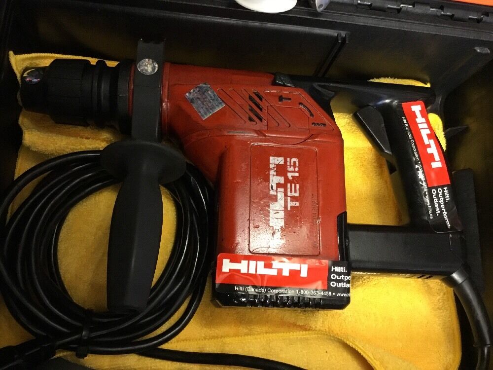 HILTI TE 15, GREAT CONDITION,FREE TABLET, BITS, EXTRAS