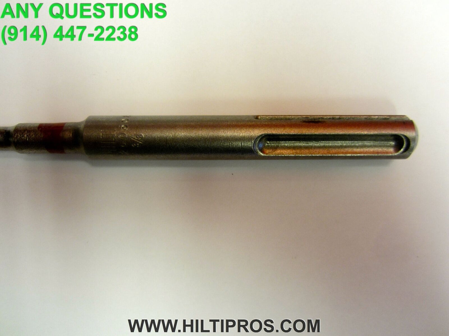 HILTI TE-TOP 3/8" X 10", PREOWNED,MINT CONDITION, FREE PENCIL & KNIFE, FAST SHIP