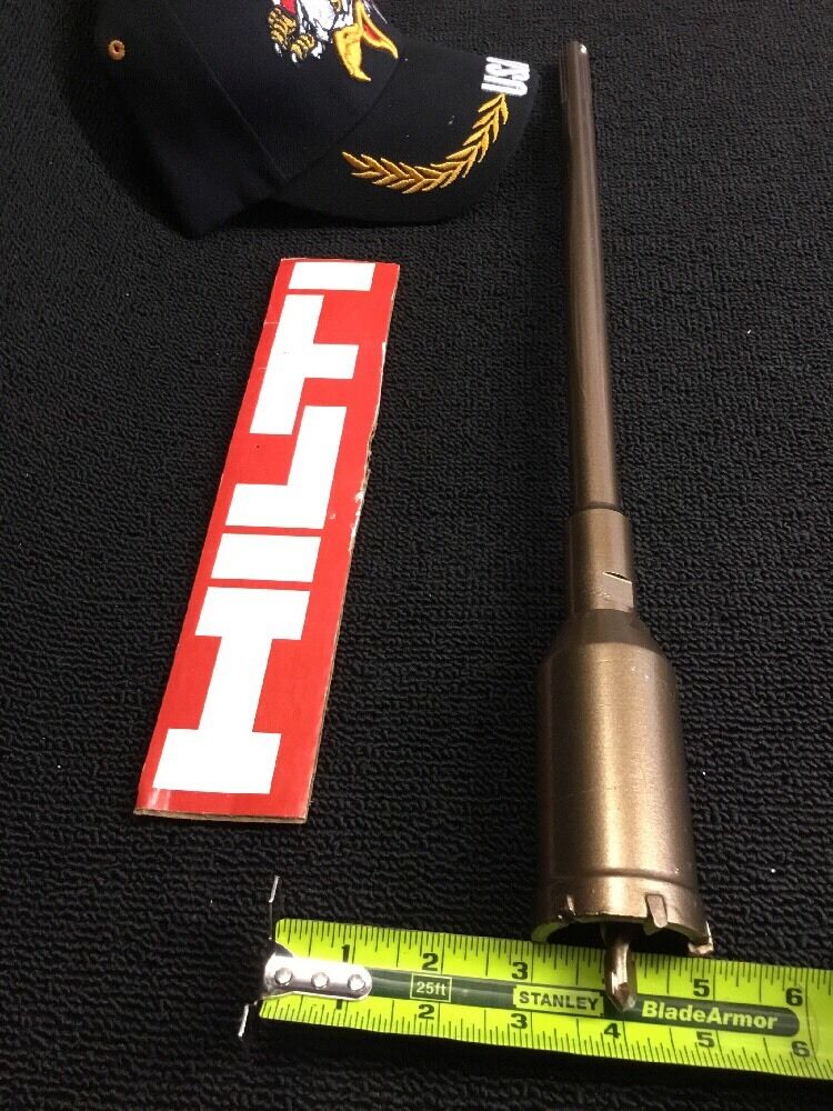 HILTI - BOSH CORE BIT SDS MAX 1-3/4" X 20" PREOWNED, FREE HAT