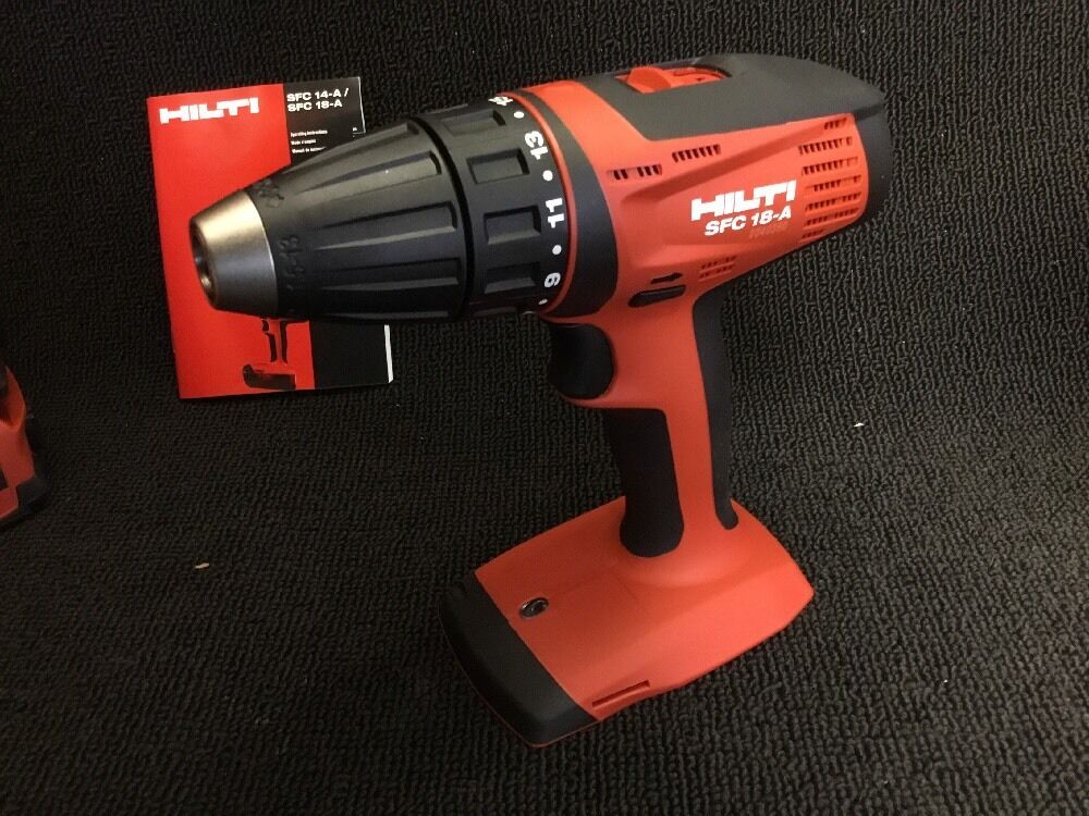 HILTI SFC 18-A, CONTRACTOR PACKET, NEW, 4 BAT, FREE MUG