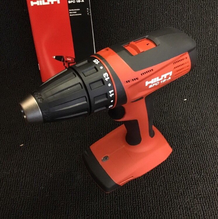 HILTI SFC 18-A, CONTRACTOR PACKET, NEW, 4 BAT, FREE MUG