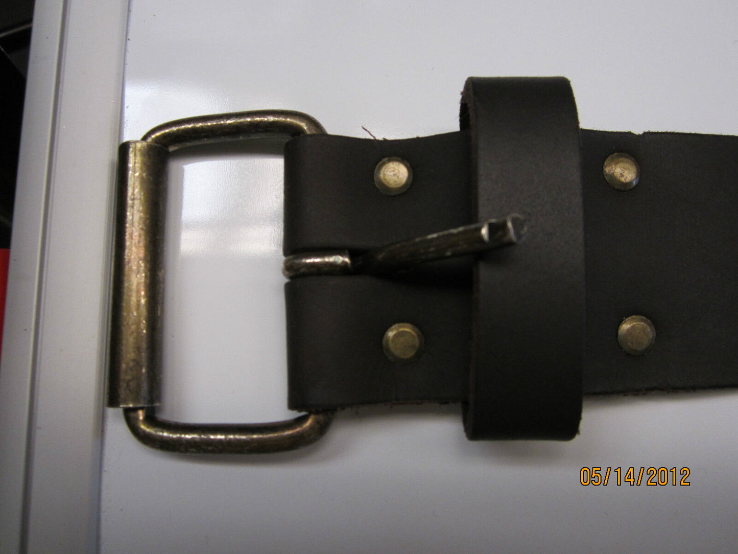 LEATHER TOOL POUCH FOR CARPENTER / ELECTRICIAN