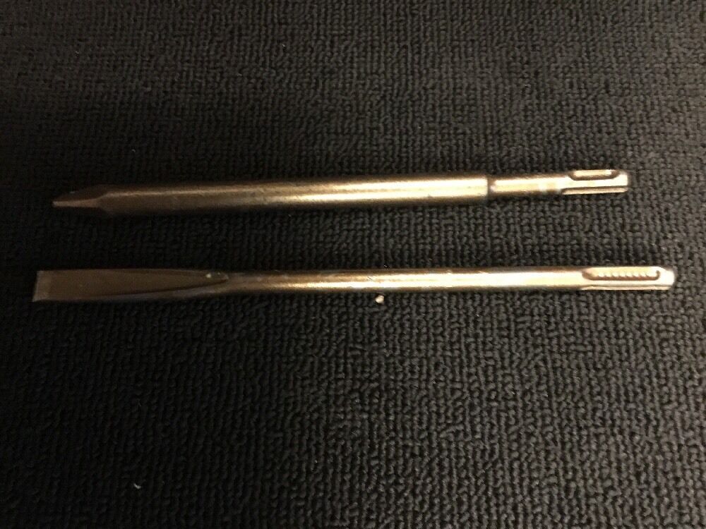 HILTI CHISEL SDS PLUS FLAT 1/2 X 10" AND POINTED 9-1/2", HAT