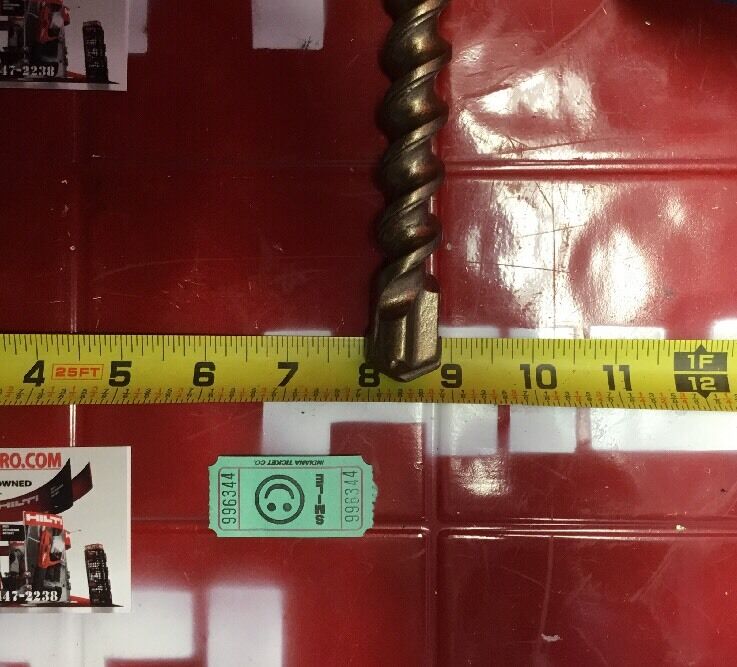 HILTI BIT SDS MAX 7/8" X 13" PREOWNED,
