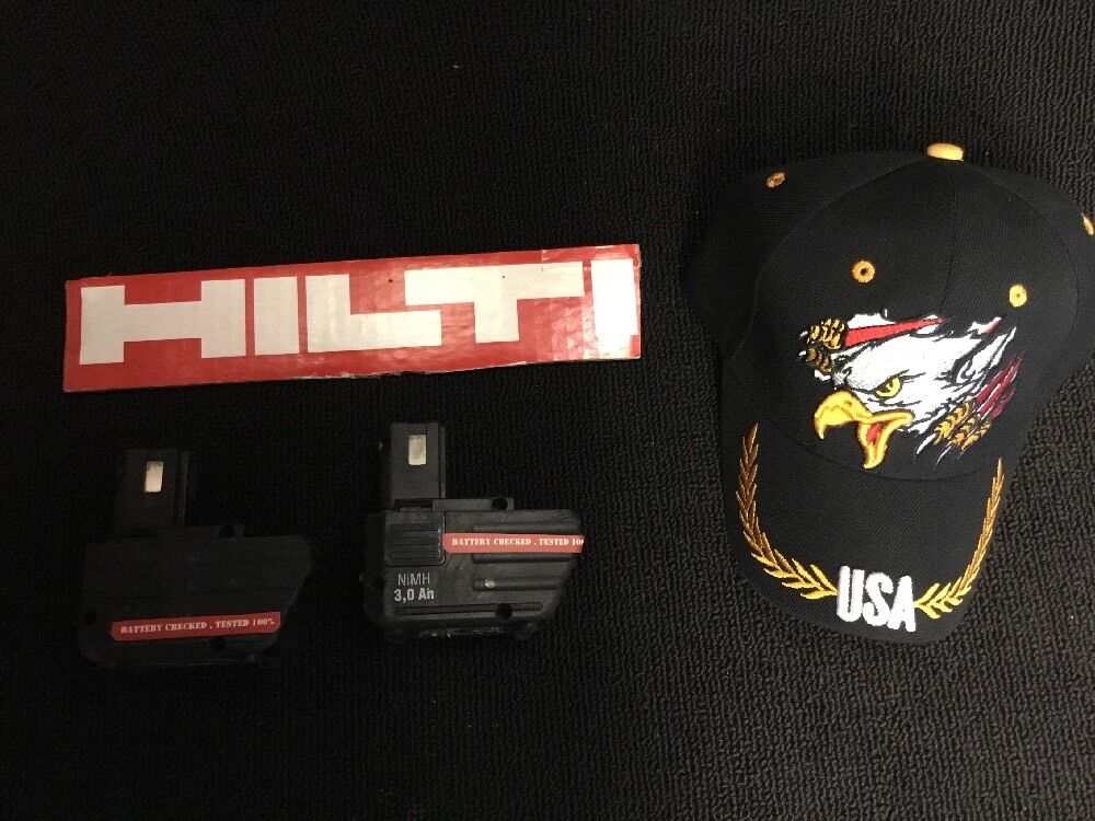 HILTI BATTERY SFB 105 3.0AH -2 BATTERIES, PREOWNED