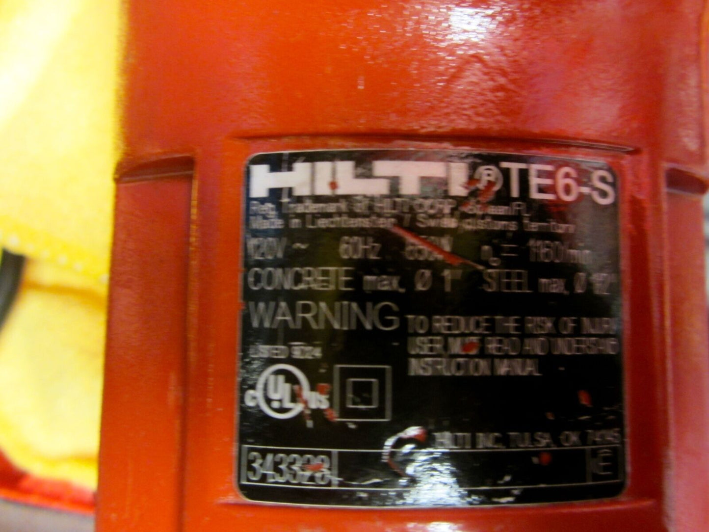 HILTI TE 6-S HAMMER DRILL, FREE EXTRAS, MADE IN GERMANY, DURABLE
