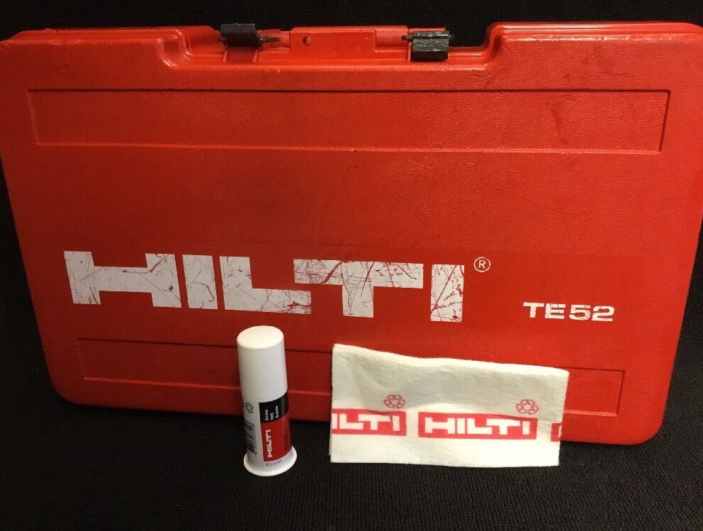 HILTI TE 52 CASE (THIS IS ONLY CASE), PREOWNED, FREE HILTI GREASE, FAST SHIP