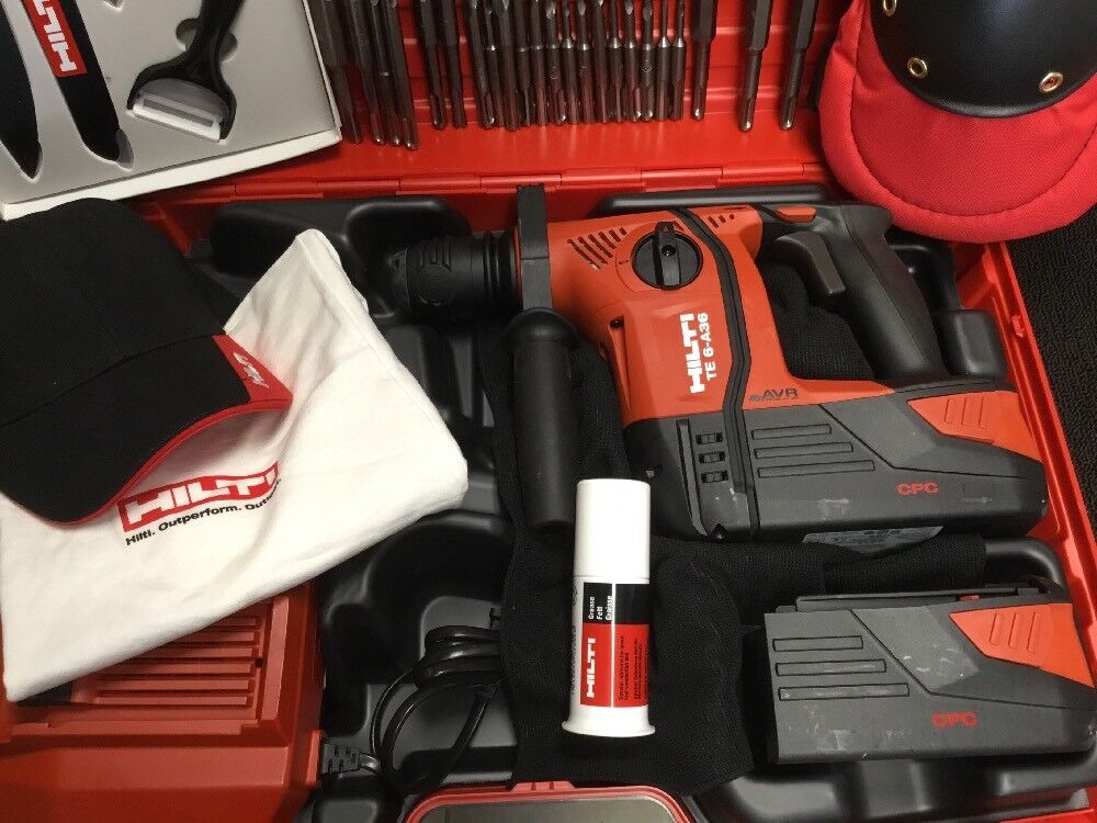 HILTI TE 6 A-36 HAMMER DRILL, NEW, FREE KNIFE SET, BITS, EXTRAS, FAST SHIP
