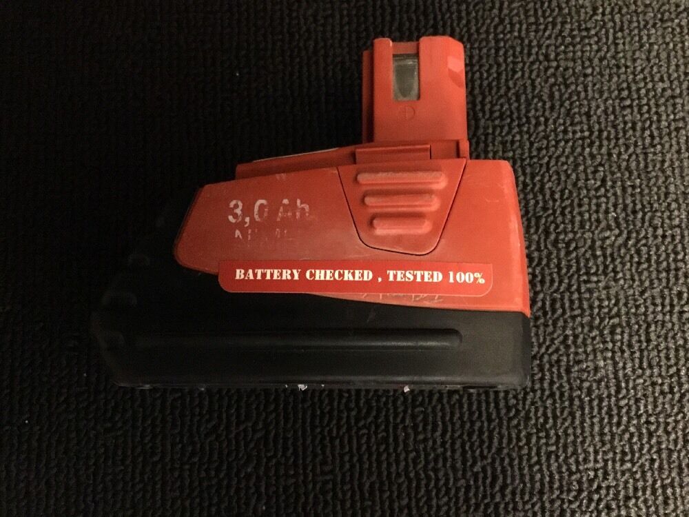 HILTI BATTERY 12V 3.0AH, EXCELLENT CONDITION, FREE AMERICAN HAT