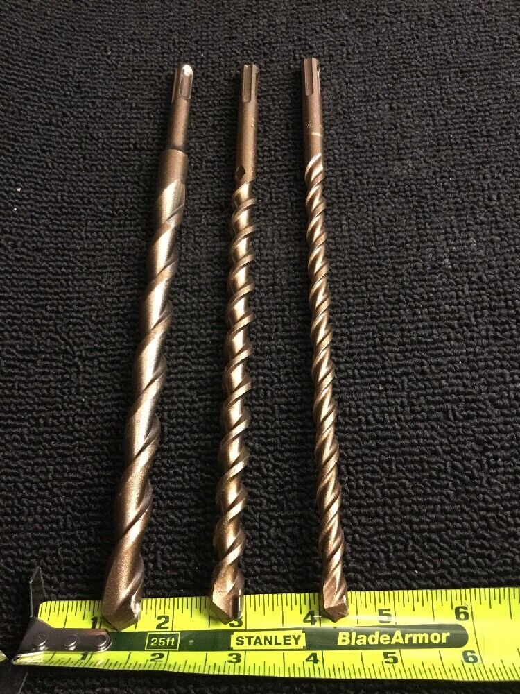 HILTI - DEWALT SET OF BITS SDS PLUS 5/16", 1/2", 3/8", PREOWNED, HAT