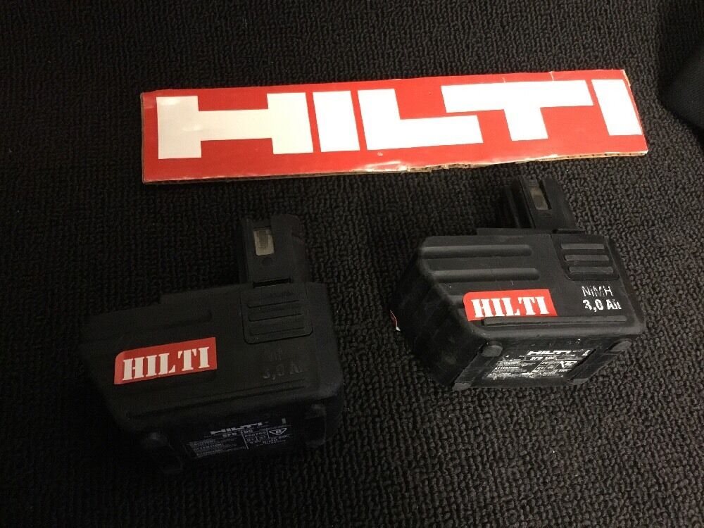 HILTI BATTERY SFB 105 3.0AH -2 BATTERIES, PREOWNED