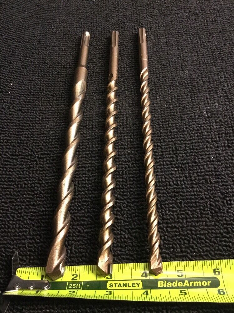 HILTI - DEWALT SET OF BITS SDS PLUS 5/16", 1/2", 3/8", PREOWNED, HAT