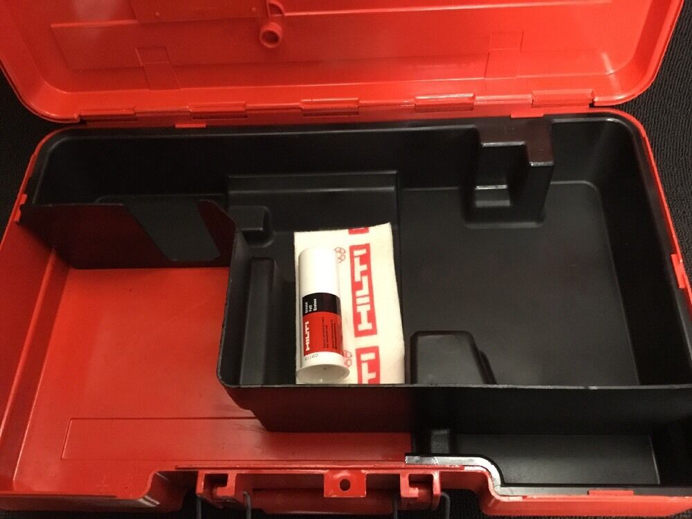 HILTI TE 52 CASE (THIS IS ONLY CASE), PREOWNED, FREE HILTI GREASE, FAST SHIP