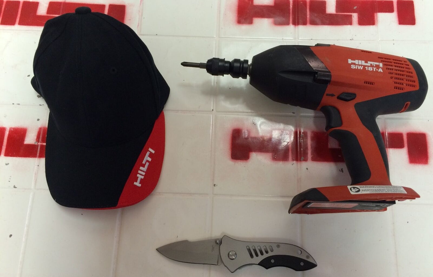 HILTI SIW 18T-A IMPACT DRILL (TOOL ONLY), PREOWNED, FREE HAT