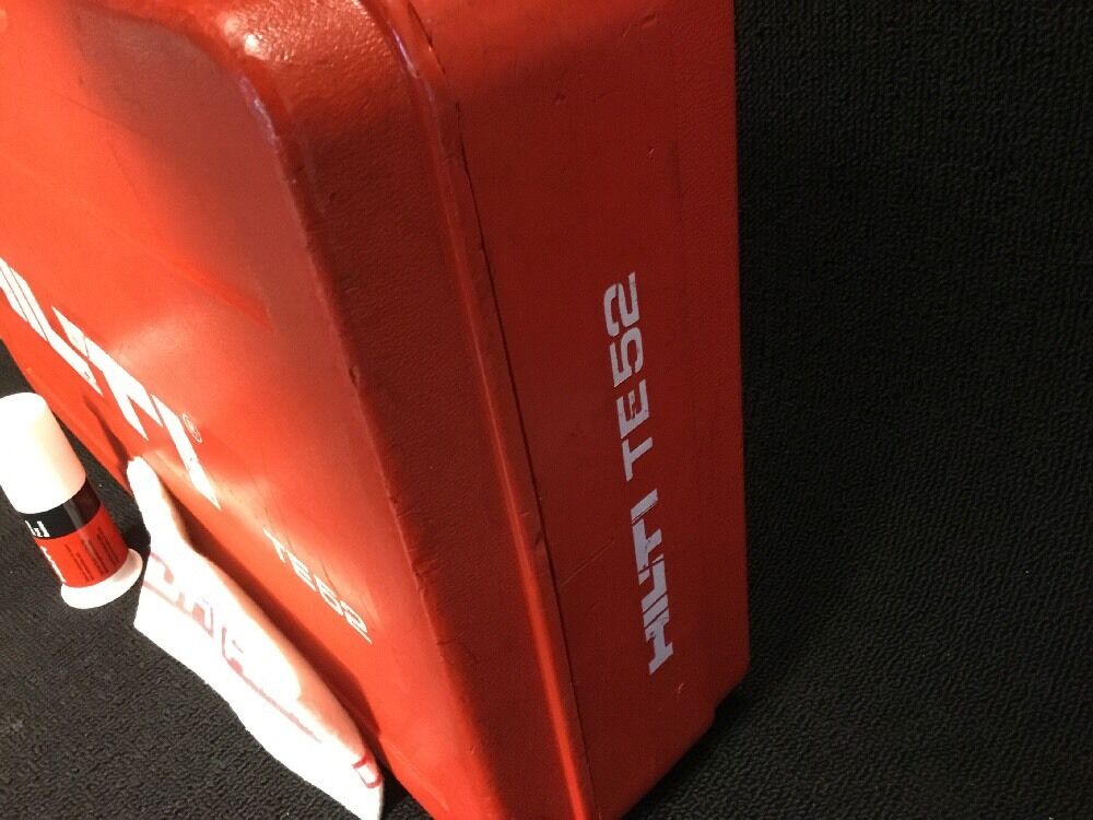 HILTI TE 52 CASE (THIS IS ONLY CASE), PREOWNED, FREE HILTI GREASE, FAST SHIP