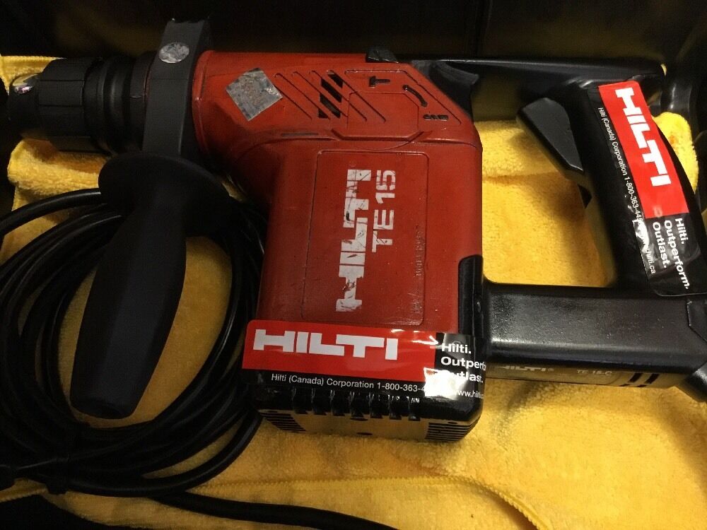 HILTI TE 15, GREAT CONDITION,FREE TABLET, BITS, EXTRAS