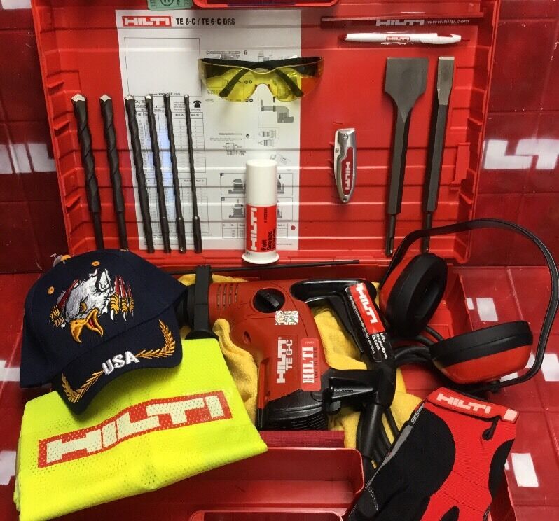 HILTI TE 6-C, PREOWNED, FREE EXTRAS