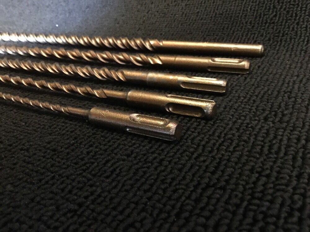 HILTI - BOSH SET OF BITS SDS PLUS 1/2", 3/8", 1/4",3/16",PREOWNED,HAT