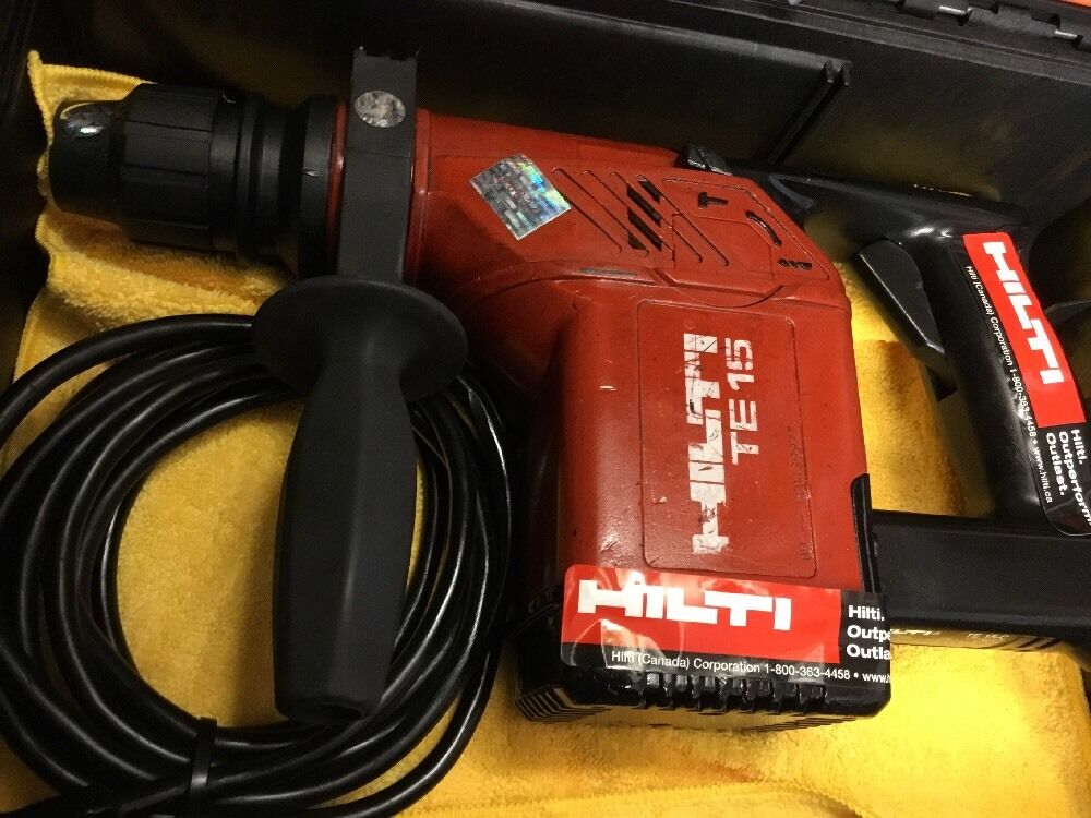 HILTI TE 15, GREAT CONDITION,FREE TABLET, BITS, EXTRAS