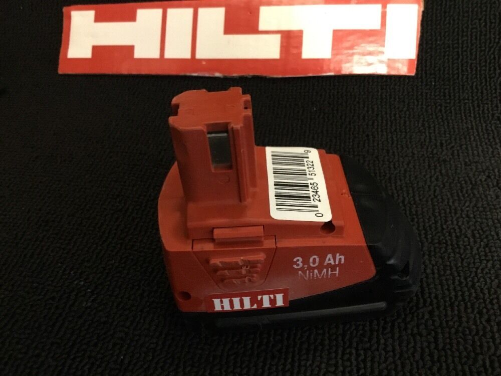 HILTI BATTERY 12V 3.0AH, EXCELLENT CONDITION, FREE AMERICAN HAT