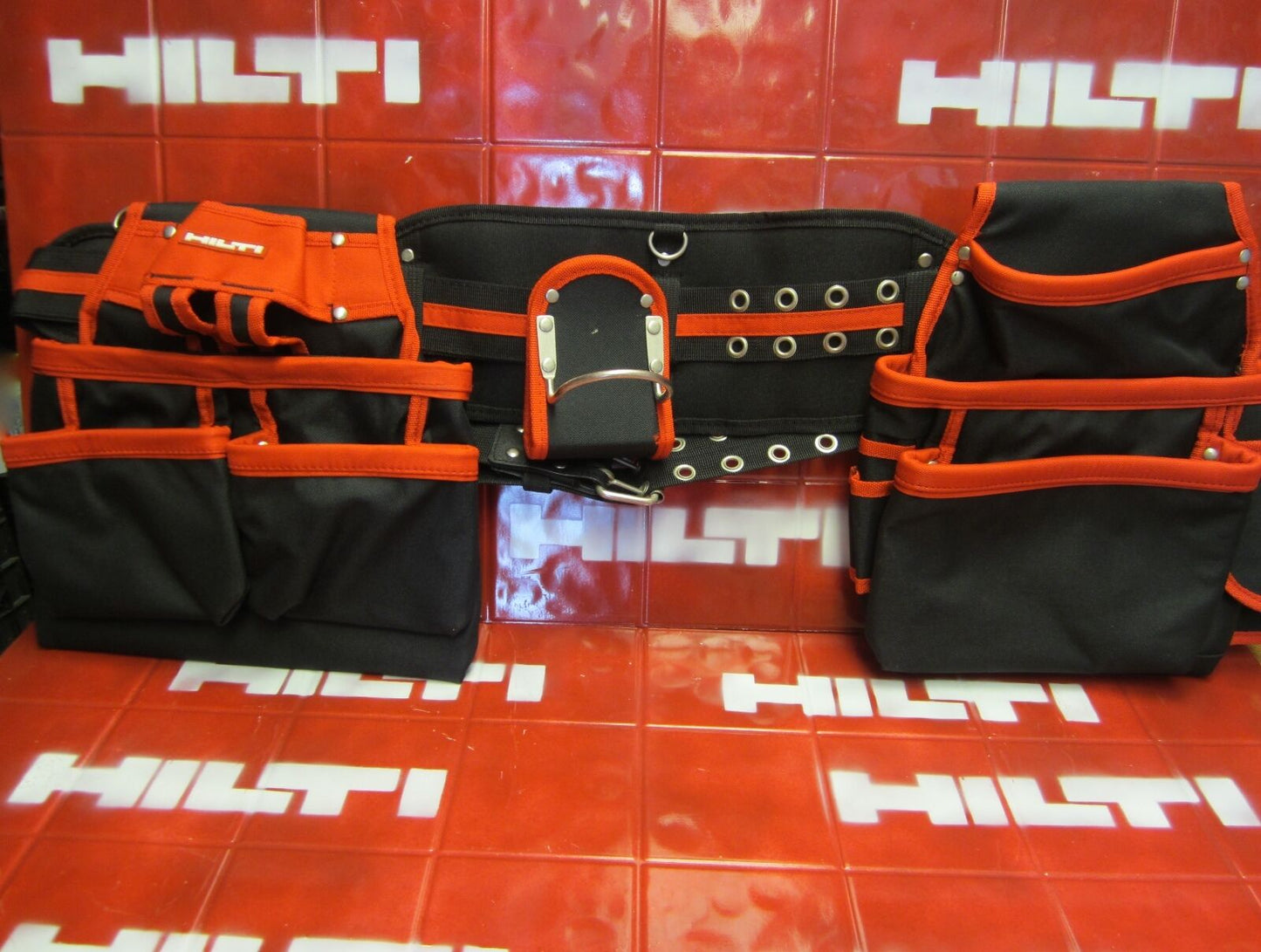 HILTI TOOL BELT , HEAVY DUTY , WATER RESISTENT ,FREE EXTRAS, L@@K  , FAST SHIP