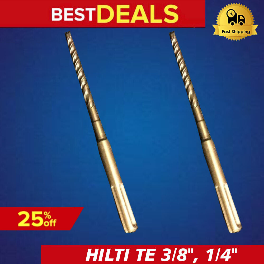 HILTI - SET OF BITS TE-TOP 3/8", 1/4", PREOWNED, FREE HAT